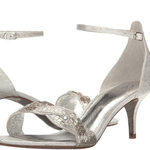 Adrianna Papell "Aerin" Silver Sandal Size 6.5